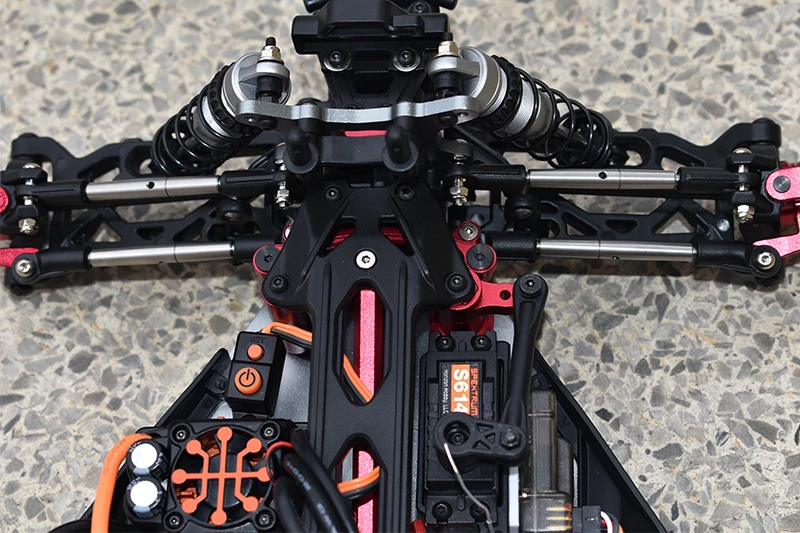 GPM roestvrijstalen verstelbare trekstangen voor LOSI 1/10 Lasernut Tenacity Ultra 4 - Automotive Racing Parts