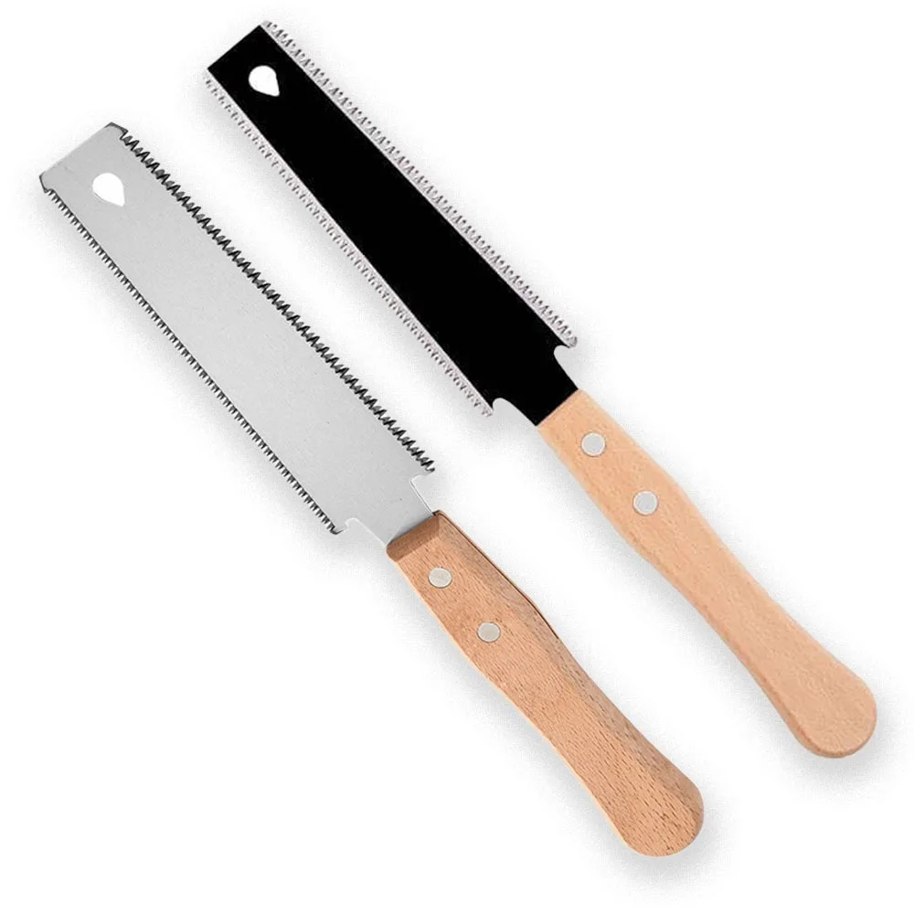 

Double Sided Fine Tooth Hand Saw SK5 Steel Japanese Style Woodworking Tool Flexible Garden Hand Saw