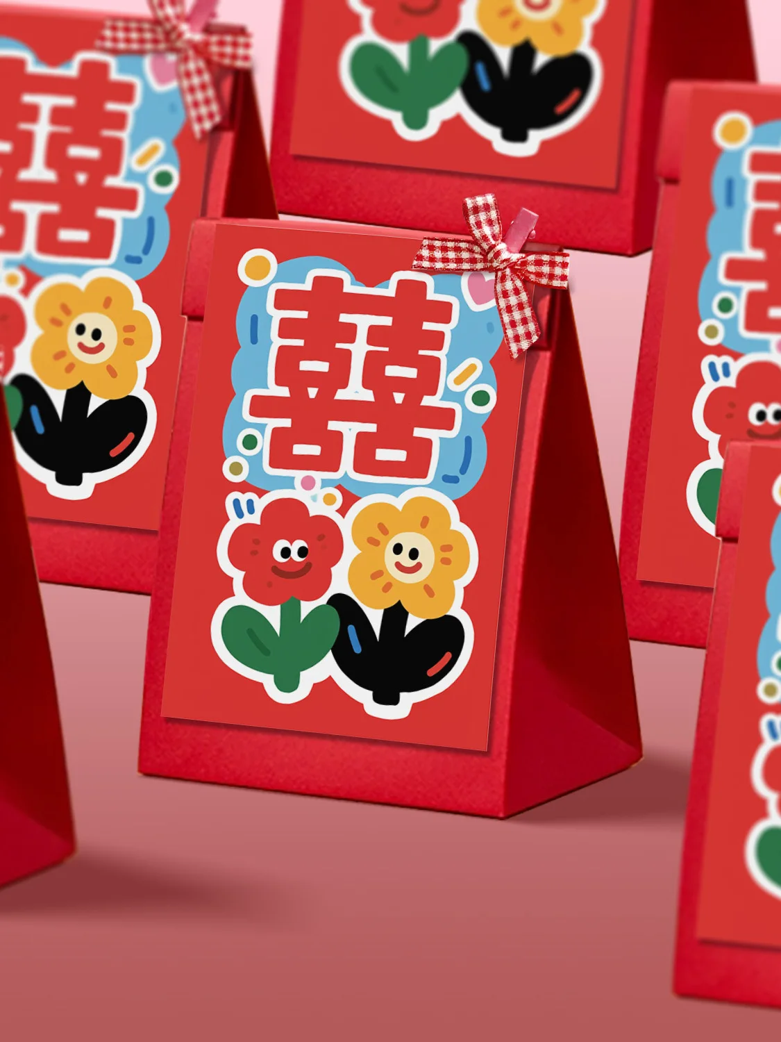 

Креативная красная коробочка для свадебных конфет, коробка для сладостей на свадьбу, для свадебной церемонии, праздничные принадлежности, новая модель 2025 года