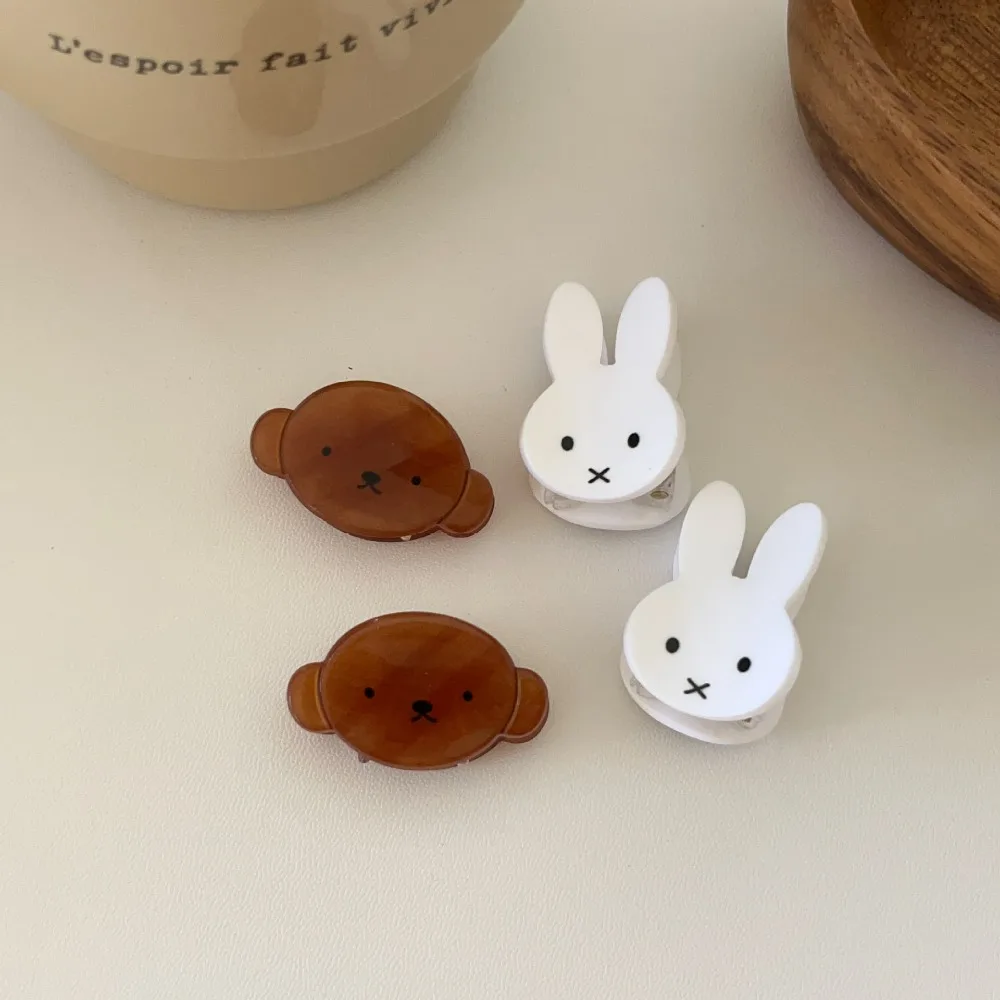 Urocza spinka do włosów Miffy Mini Boris, słodka i urocza spinka do włosów, ozdoba do włosów dla dziewczynek, prezent, zabawka.