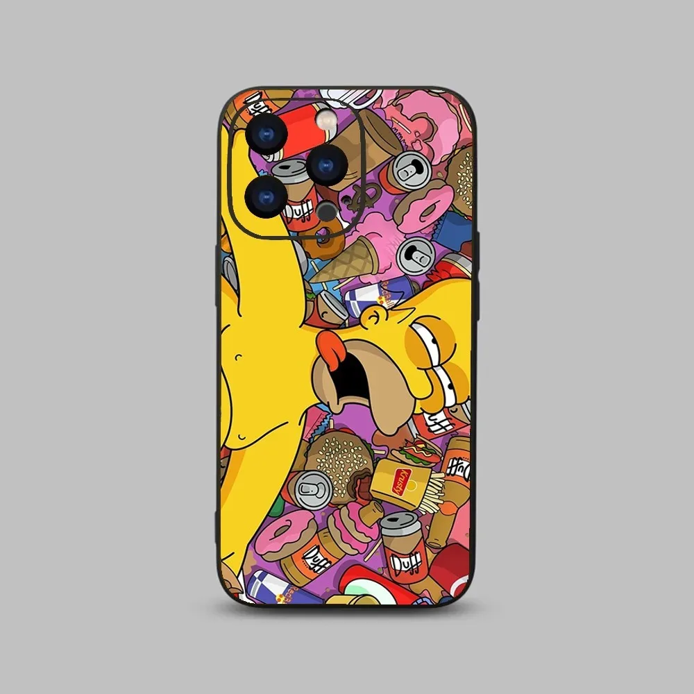 Etui na telefon S-Simpsons do Iphone 15 11 13 14 Pro Max 7 8 Plus X Xr Xs Max Se2020 12 mini Cover Case