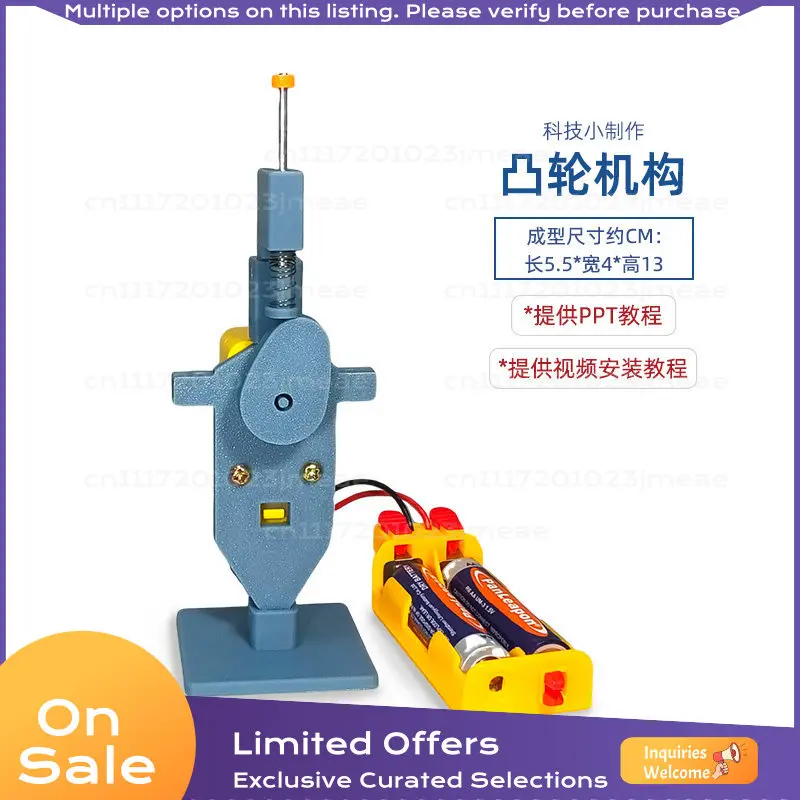 Cam Mechanism Parts STEM DIY Mechanical Model Kit for Middle School Students Science Experiment Maker Project
