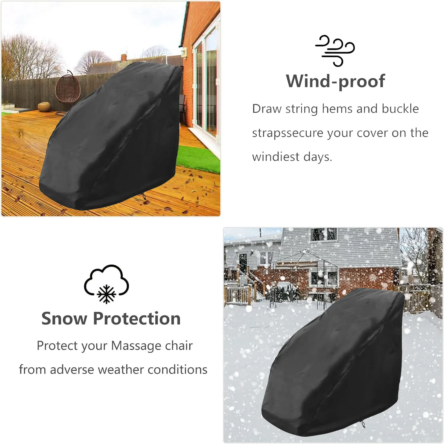 Massage Chair Cover Armchair Cover Waterproof And Dustproof Recliner Chair Cover Furniture Protective Cover 210d view 2