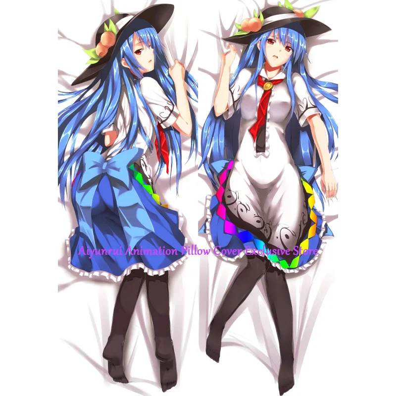 

Anime Pillow Cover Dakimakura Tenshi Hinanawi 2 Side Printed Hugging Body Pillowcase Cushion Cover Bedding Decor