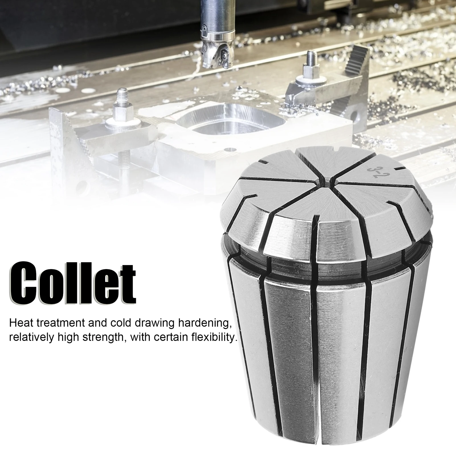 1PC ER32 Spring Collet High Precision Accurate Replacement Accessories for CNC Milling Machine Chuck and Lathe Tool Holding