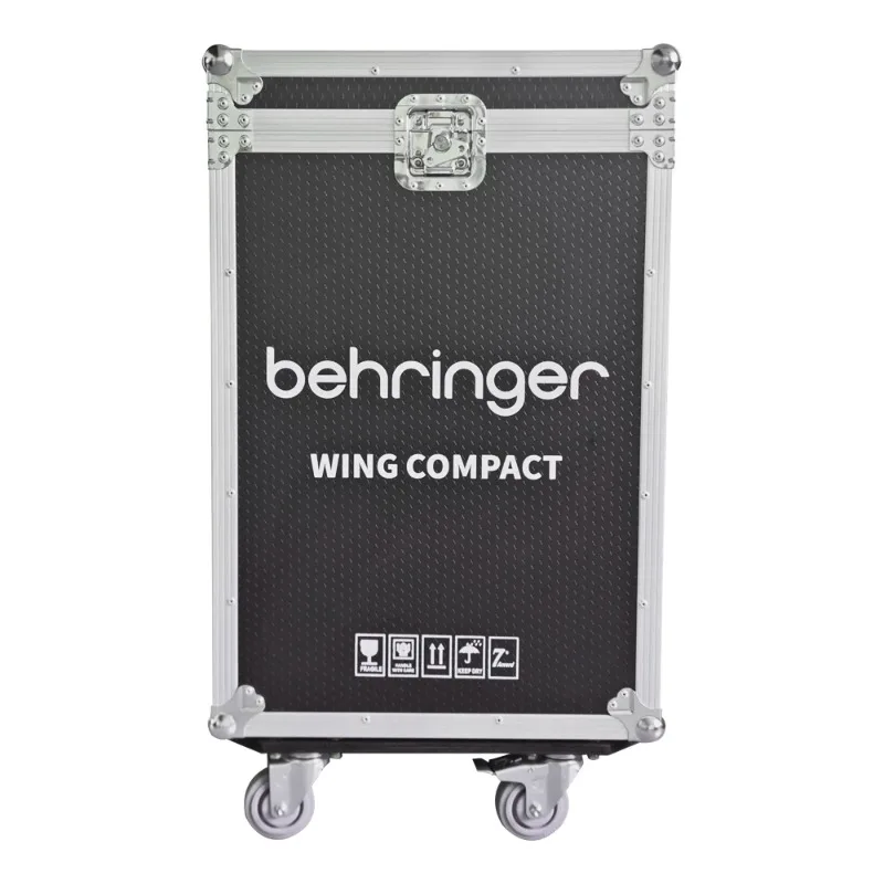 เคสใส่เครื่องเสียงแบบมีล้อสำหรับระบบเสียงดิจิตอลมิกเซอร์ Behringer Wing-Compact รุ่นปรับแต่งพิเศษ