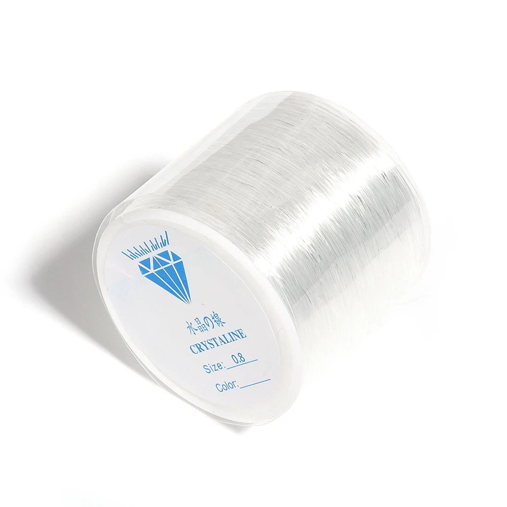 0.5-1.2mm Transparent Crystal Elastic Thread for DIY Jewellery Making