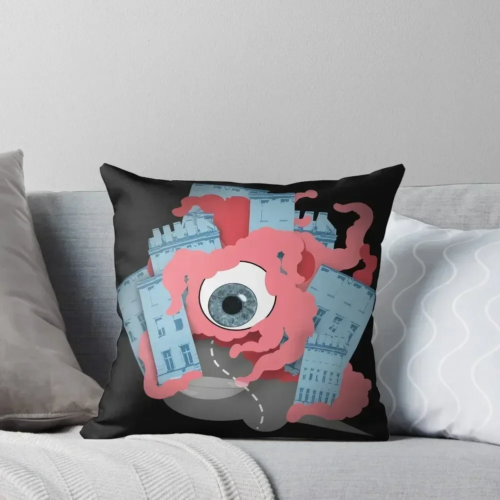 Crawling eye loses contact lens Throw Pillow Christmas Pillow pillowcases for sofa cushions Custom Cushion pillow