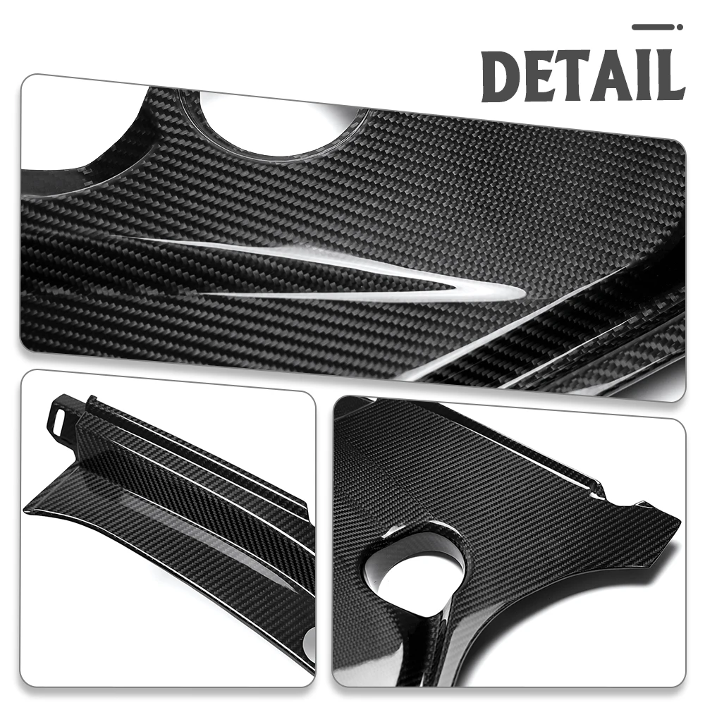 Real Carbon Fiber Front Frunk Cover Trim Replacement Exterior Accessories for Corvette C8 Z06 Z51 2020-2025 4