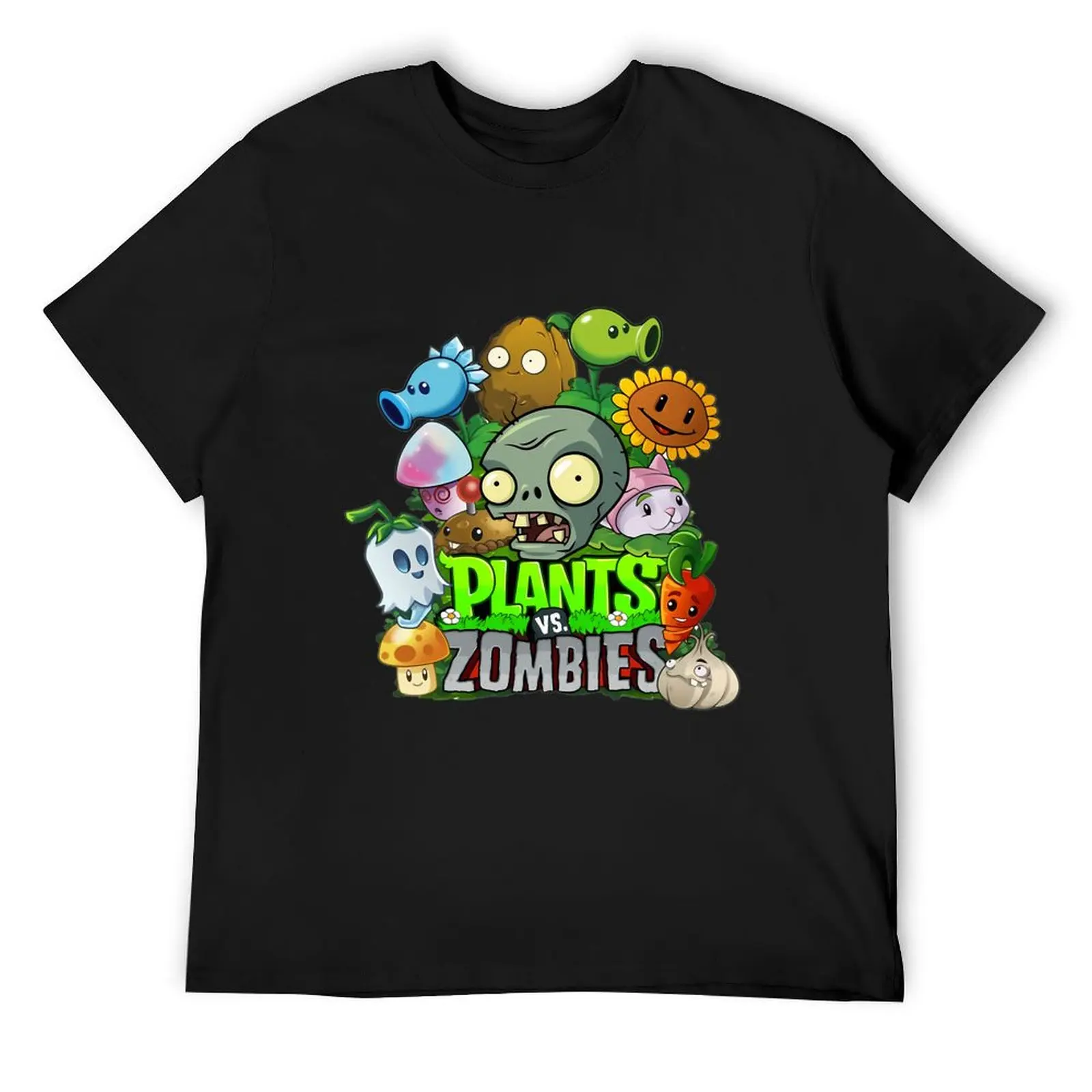 

Plants vs Zombies pvz Classic T-Shirt blacks valentines clothes basketball graphic tees cotton man t-shirts mens t shirts