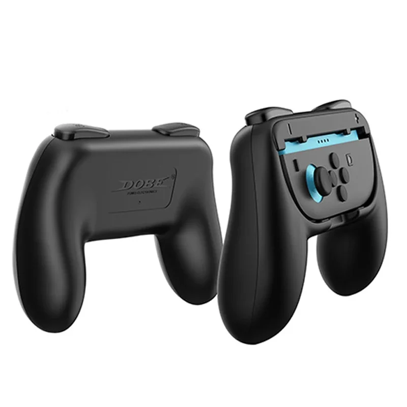 البيانات الضفدع 2 قطعة قبضة للتبديل 2 تحكم Joy con 2 اليسار اليمين JoyCon عصا التحكم حامل اليد لعبة الملحقات