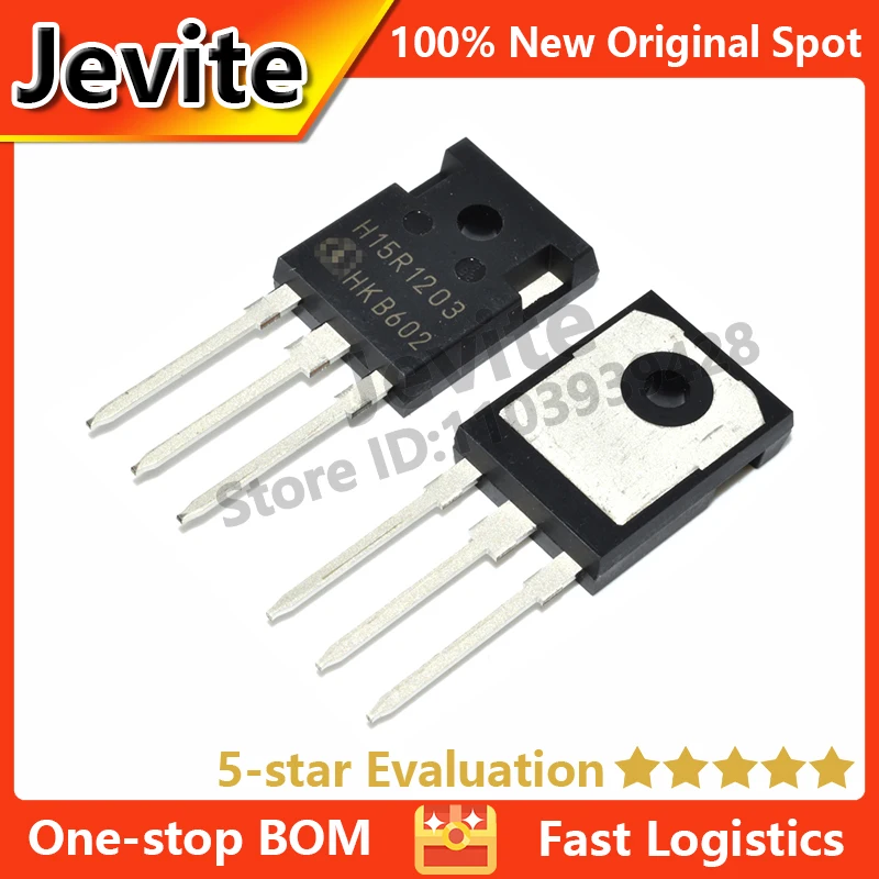 

Jevite 100% New Original electronics Controller 10-50 units/lote H15R1203 IHW15N120R3 TO-247 1200V 15A IGBT transistor