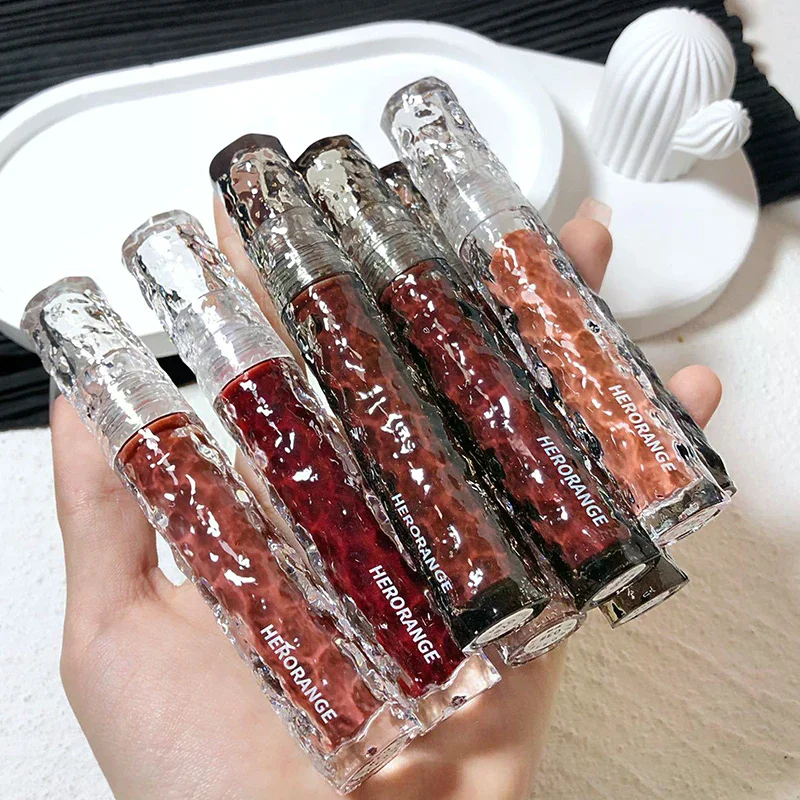 1個入り HERORANGE グレイシャーロックミラー ウォーターグレイズドリップグレイズ 保湿効果があり、色褪せしにくいフィルム状の膜を形成します