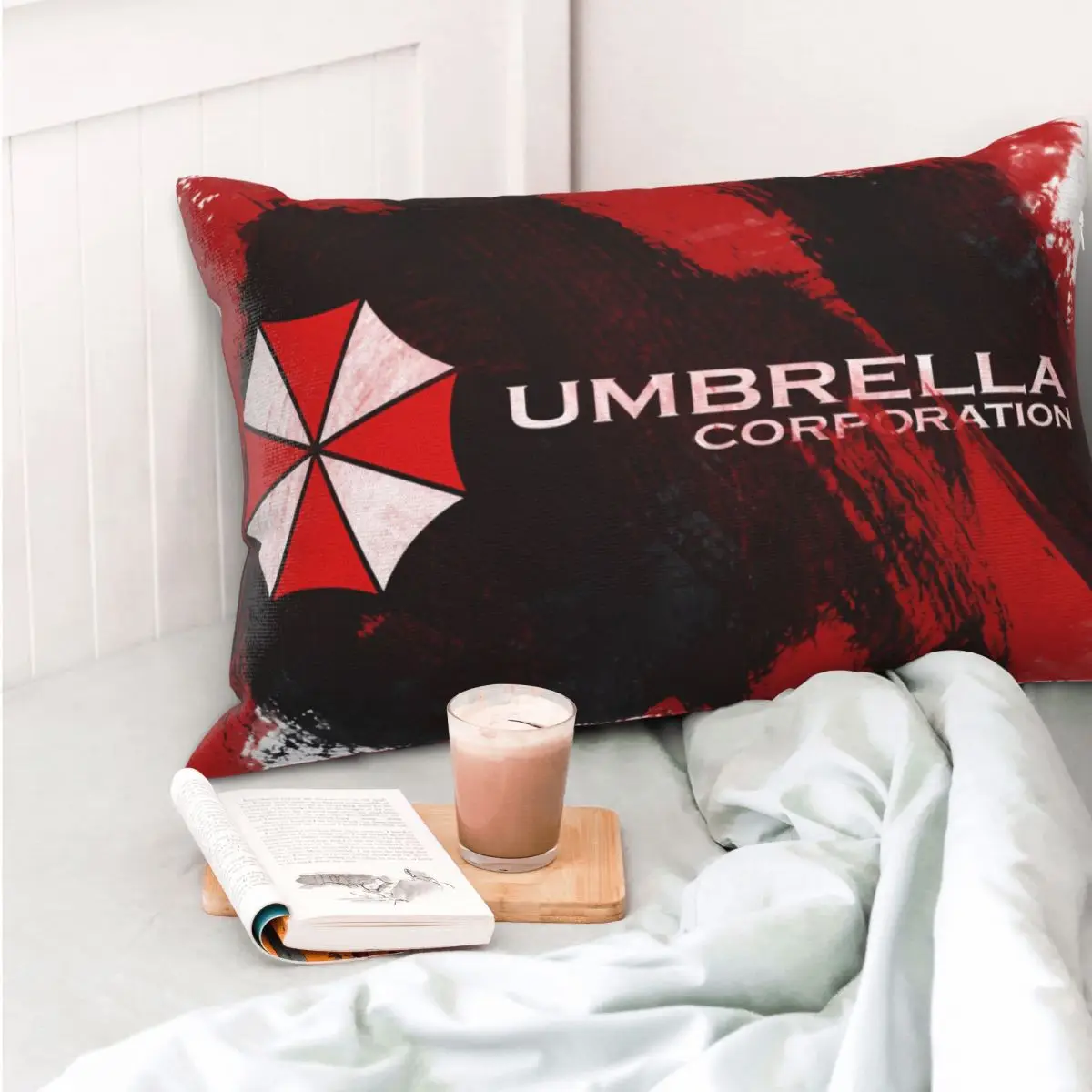 

Corporation Red Umbrella Pillow Cases Lightweight Super Soft Easy Care Microfiber Pillowcases, Gifts for Women Men - 2-Pack