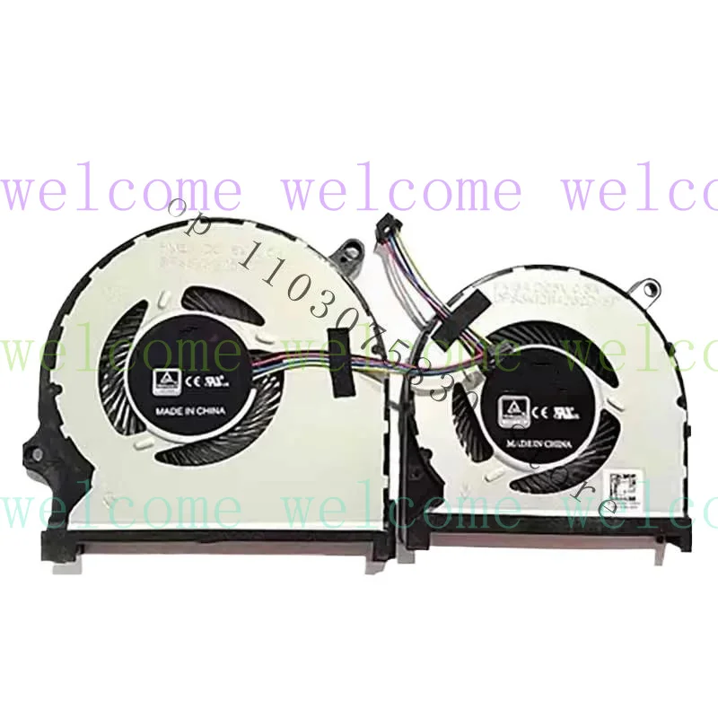 

WYORESY New ORIGINAL CPU GPU Cooling Fan for DELL 7000 P83F insprion 7591 7590 0MPHWF 0861FC @