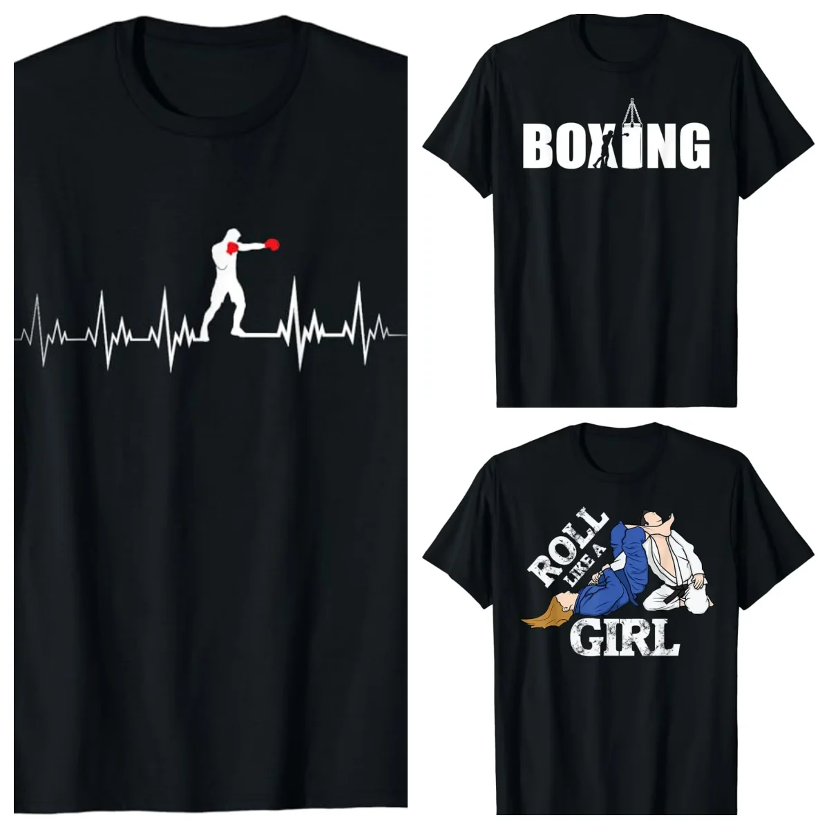 عاطفي دي Boxe تي شيرت دي نمط محايد متحمس تي شيرت صب أرض الإنسان تي شيرت En Coton Imprimé Personalisé