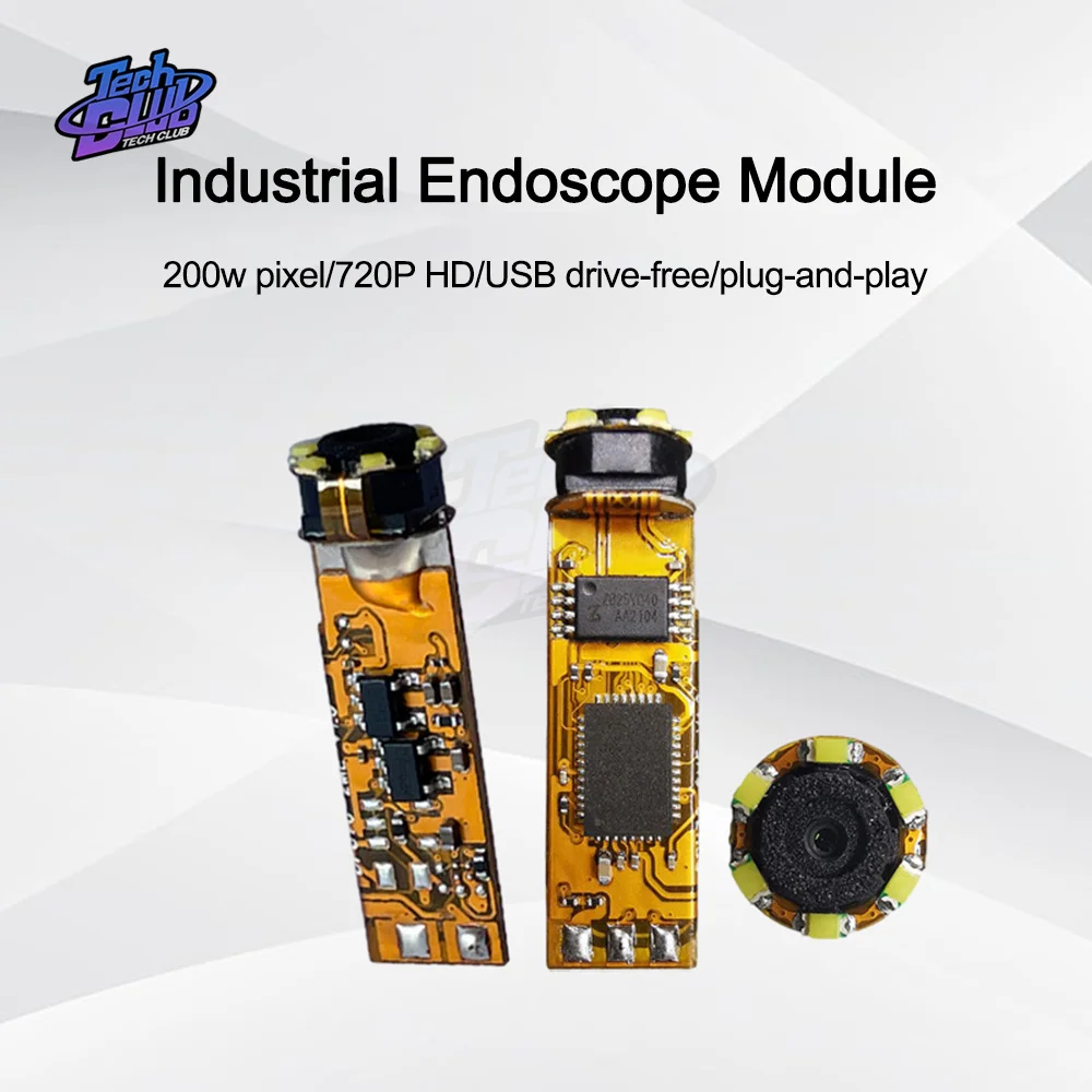 Imagem -04 - Módulo da Câmera Endoscópio para Componente Eletrônico Sensor Ov2755 2mp 1080p hd Diâmetro mm