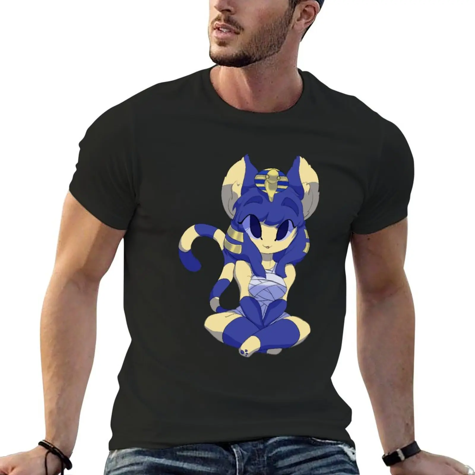 Ankha T-Shirt plus size tops anime t shirts anime shirts men