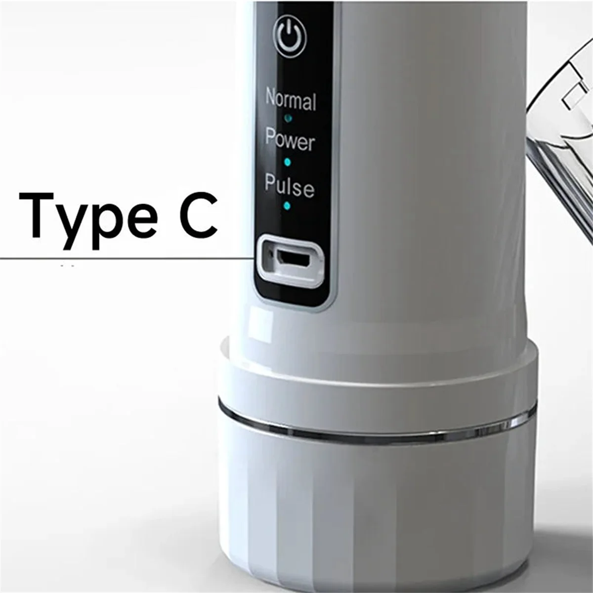 جهاز تنظيف الأسنان بالمياه الكهربائية اللاسلكي 200 مللي قابل لإعادة الشحن عن طريق الفم لتنظيف الأسنان أدوات تنظيف الأسنان المحمولة