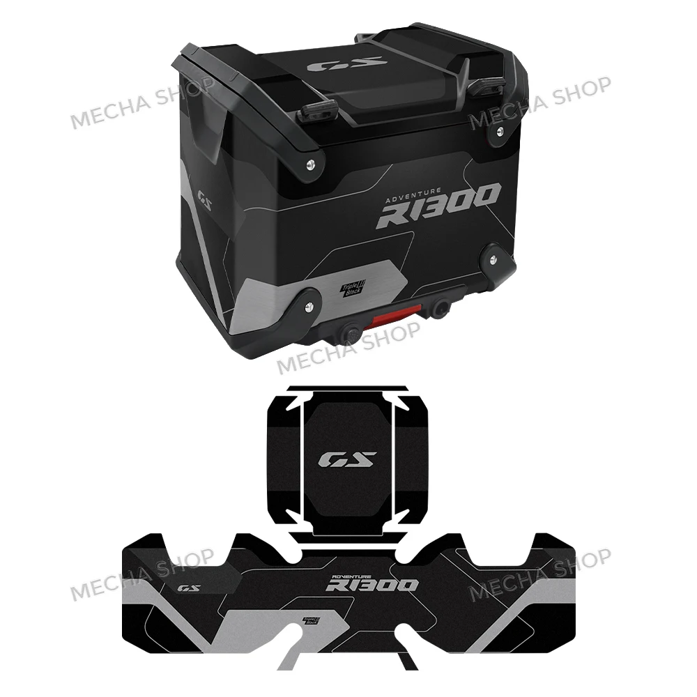 New Motorcycle Suitcase Stickers Protective Decal For R1300GS ADV GS 1300 Adventure 2024 2025 Option 719 Triple Black Sticker