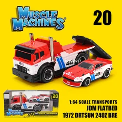 Maisto 1:64 1972 Datsun 240Z BRE JDM Flatbed American classical muscle car die-casting model collection gift gift