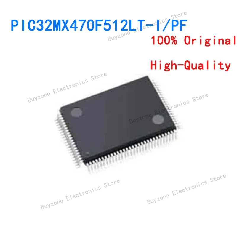 

PIC32MX470F512LT-I/PF MCU 100MHz 2anlg cmp 2I2C 2SPI/I2S 28Ch