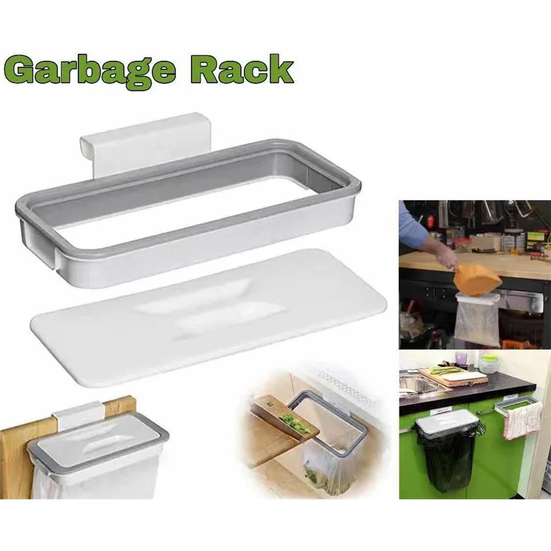 جديد القمامة حقيبة للحمل المطبخ القمامة تخزين الرف خطاف حقيبة لوحة تجوب حامل الرف الجاف منظم مطبخ طبق الرف 2025 #3