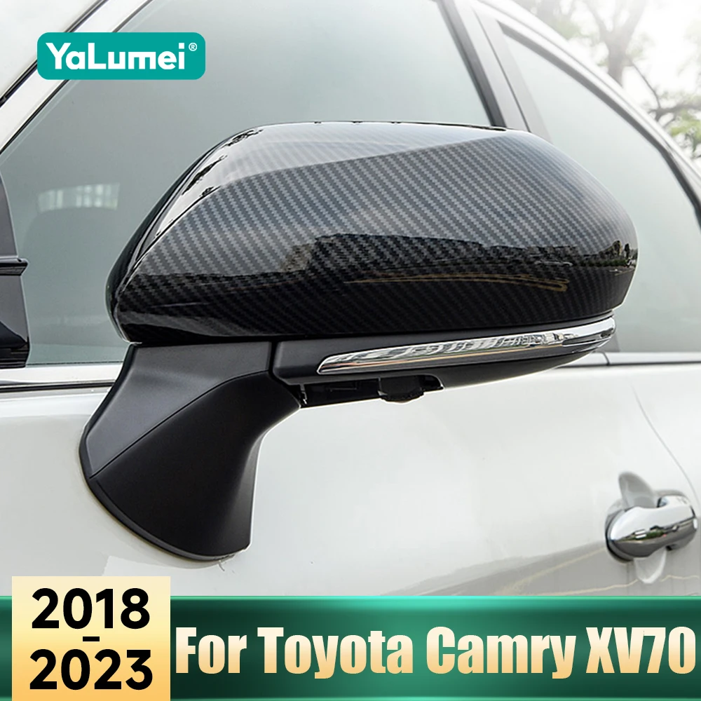 

Аксессуары для Toyota Camry XV70 70 2018 2019 2020 2021 2022 2023, крышка зеркала заднего вида, декоративная крышка корпуса
