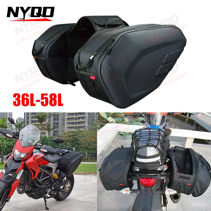 Universal Motorcycle Waterproof Racing Race Helmet Travel Bags Suitcase Saddlebags Back Seat Bag For BMW YAMAHA Honda