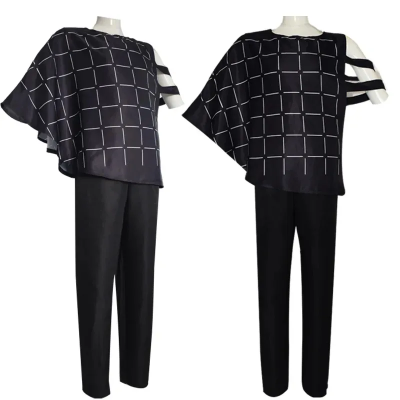 NewMahito Cosplay Anime jjk Costumi Parrucca Top Pantaloni Vestito Costume di Halloween Uomini Festa di Carnevale Mahito Set per Comic Con2025