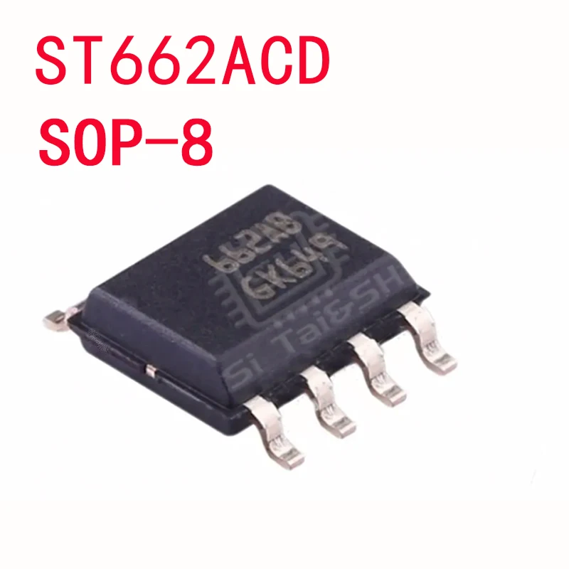 5PCS LMC662AIM AIMX CMX ST662ACD-TR ACD ABD-TR 662A AC AB LPC SOP-8  LMC662 ST662