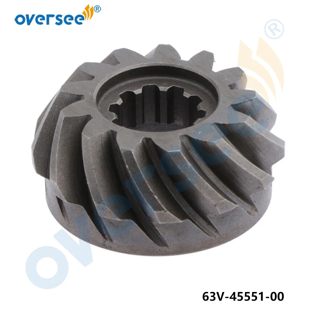 

63V-45551-00 Шестерня для подвесного двигателя Yamaha Parsun Powertec Hidea 2-тактный 9,9 л.с. 15 л.с. Двигатель 10 т внутри 63 В-45551