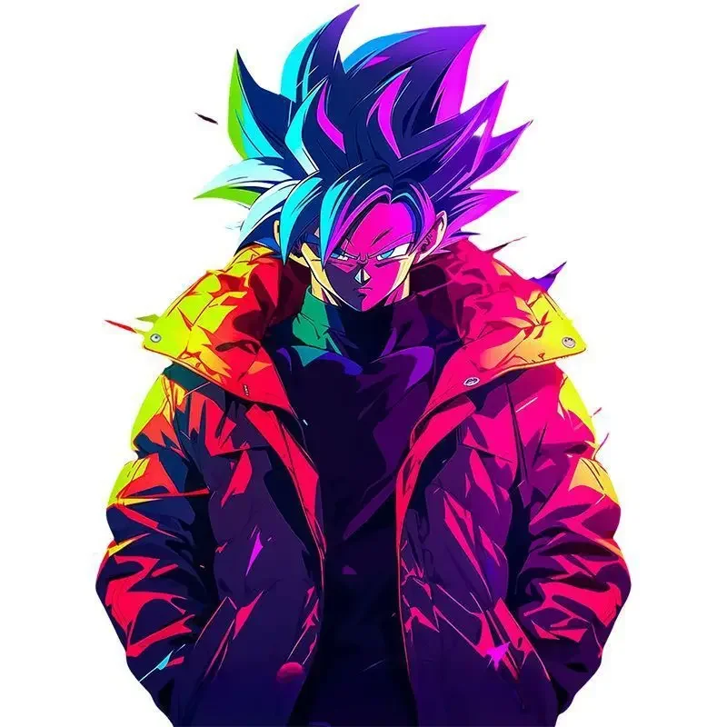 Electric car stickers, Kakarot cool Dragon Ball car body stickers, new Goku Saiyan wall stickers, birthday gifts