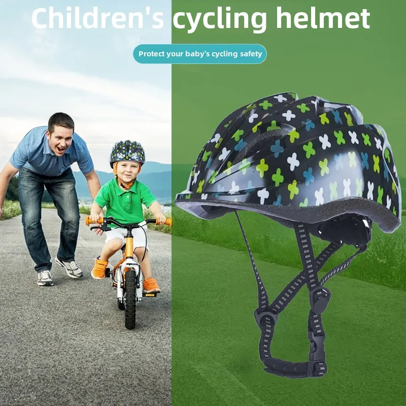 

Children's Helmet Imitation Integrated Bicycle Balance Bike Roller Skateboard Bike Mountain Bike Safety Boys and Girls