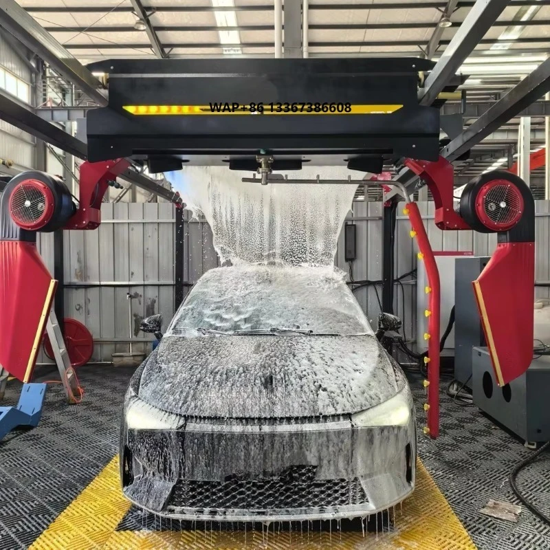 Hot-selling Electric High-pressure Stainless Steel Automatic Car Wash Machine with Fully Automatic Car Washing