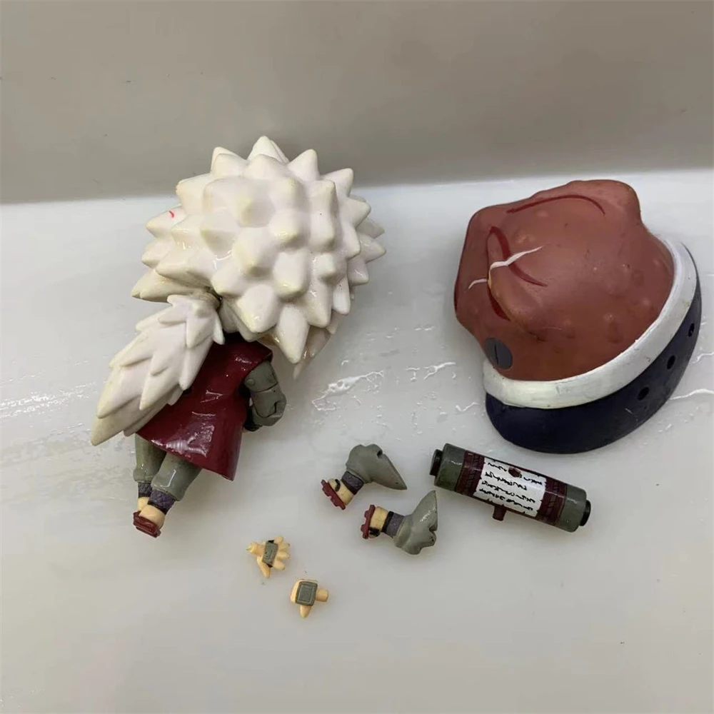 Bandai Naruto GSC Nendoroid Jiraiya Gama-Bunta Genuine Bulk Goods Are Defective Model Doll Action Figure Birthday Gift