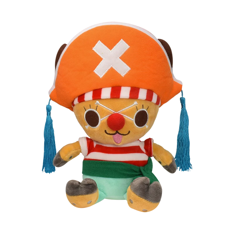 Figura de Anime de una pieza, muñeco de peluche de Tony Chopper Luffy Karoo, juguete de decoración de habitación para niños, regalos de vacaciones, 25CM