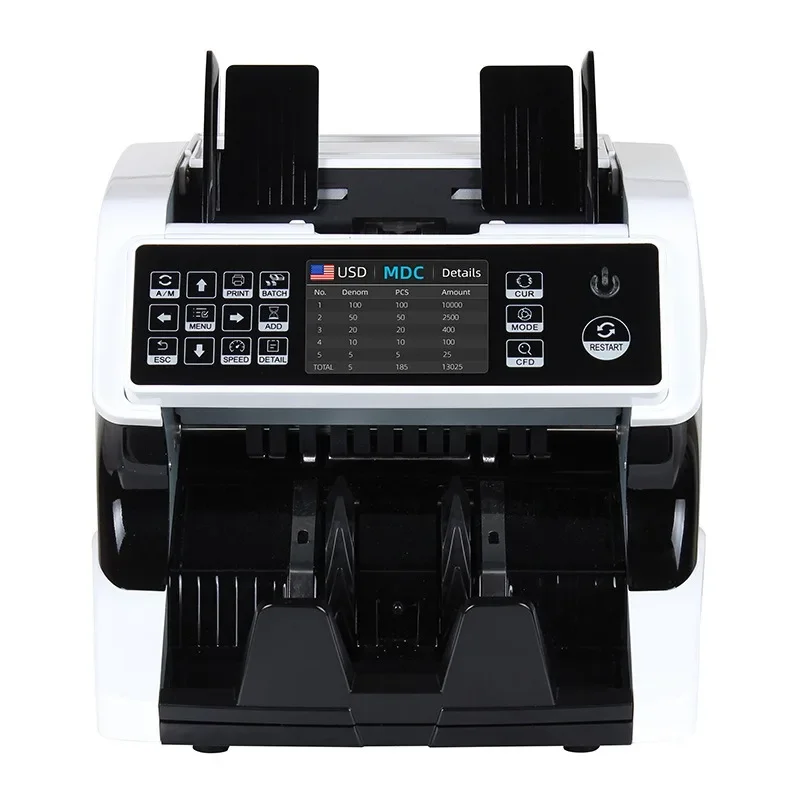 Multi-currency Total Vertical Counting Machine, Banknote Detector