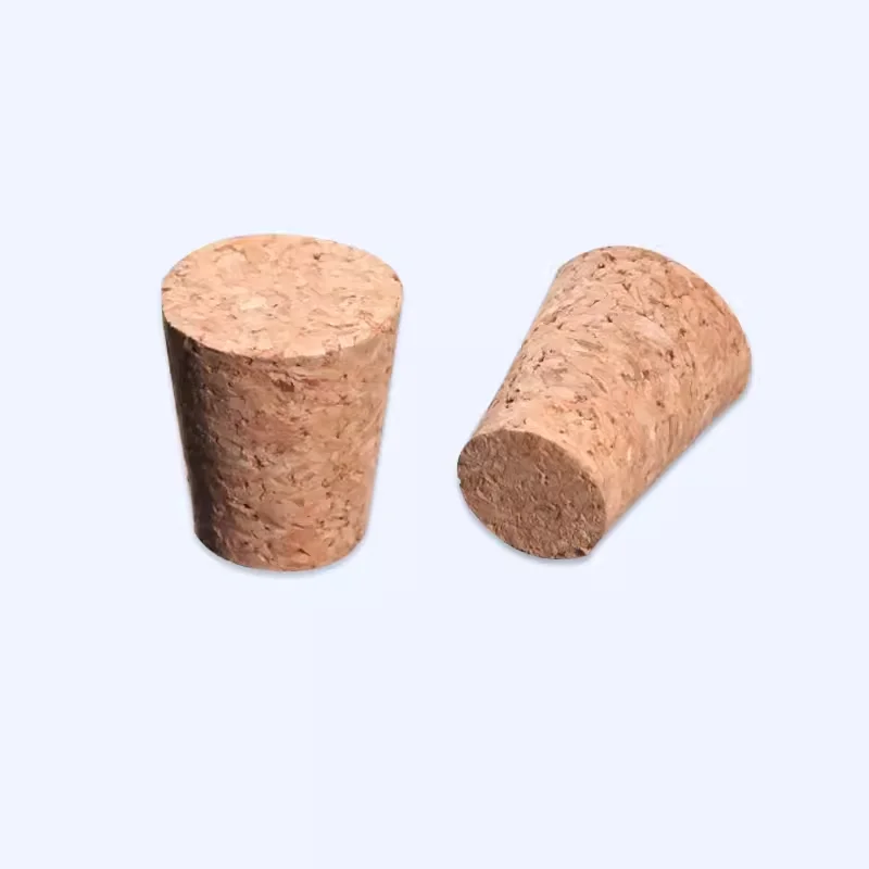 2 PCS/Batch Laboratory Wooden Cork Stopper Test Tube Stopper Cork Bottle Stopper Pipe Stopper Tapered Stopper