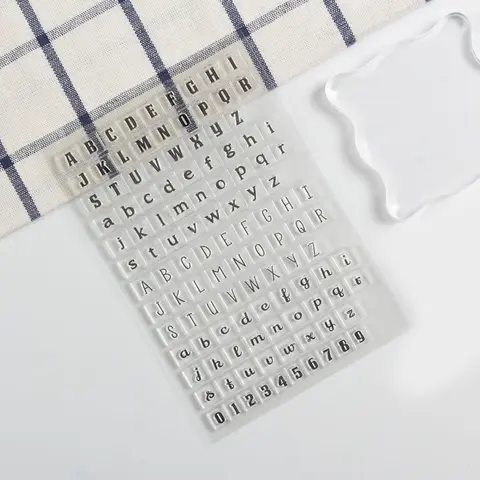 편지 스탬프 고무 투명 실리콘 물개 레트로 스크랩북 사진 앨범 스크랩북 재료 공예 용품