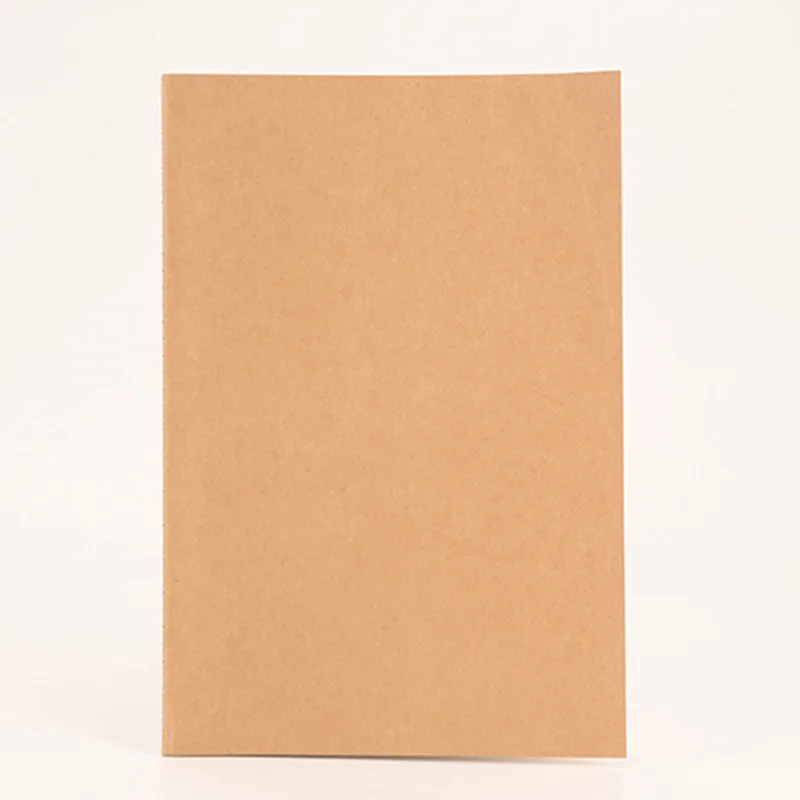 여행자 노트용 크래프트 종이 리필 10개, 무지 및 줄노트 일기장 필러 인서트, 리필 가능한 가죽 노트북 액세서리