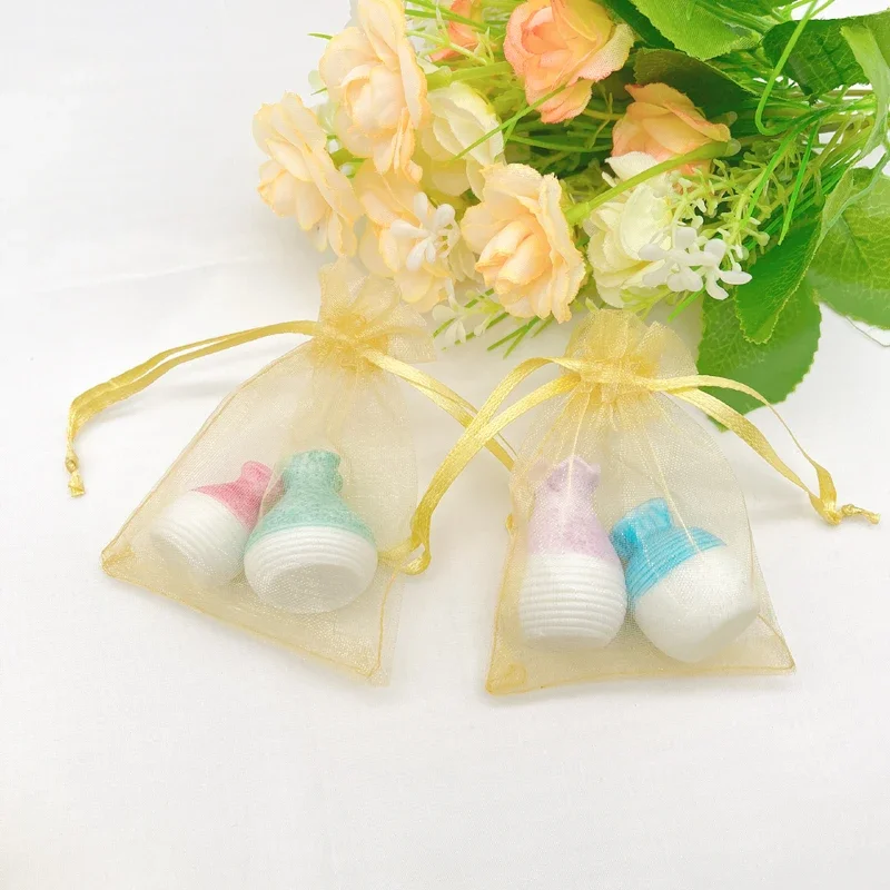 

500pcs Sachet Pouch Gold Gift Bag Wholesale Drawstring Organza Bag Gold Wedding Organza Gift Bags Packaging Jewelry Storage Bags