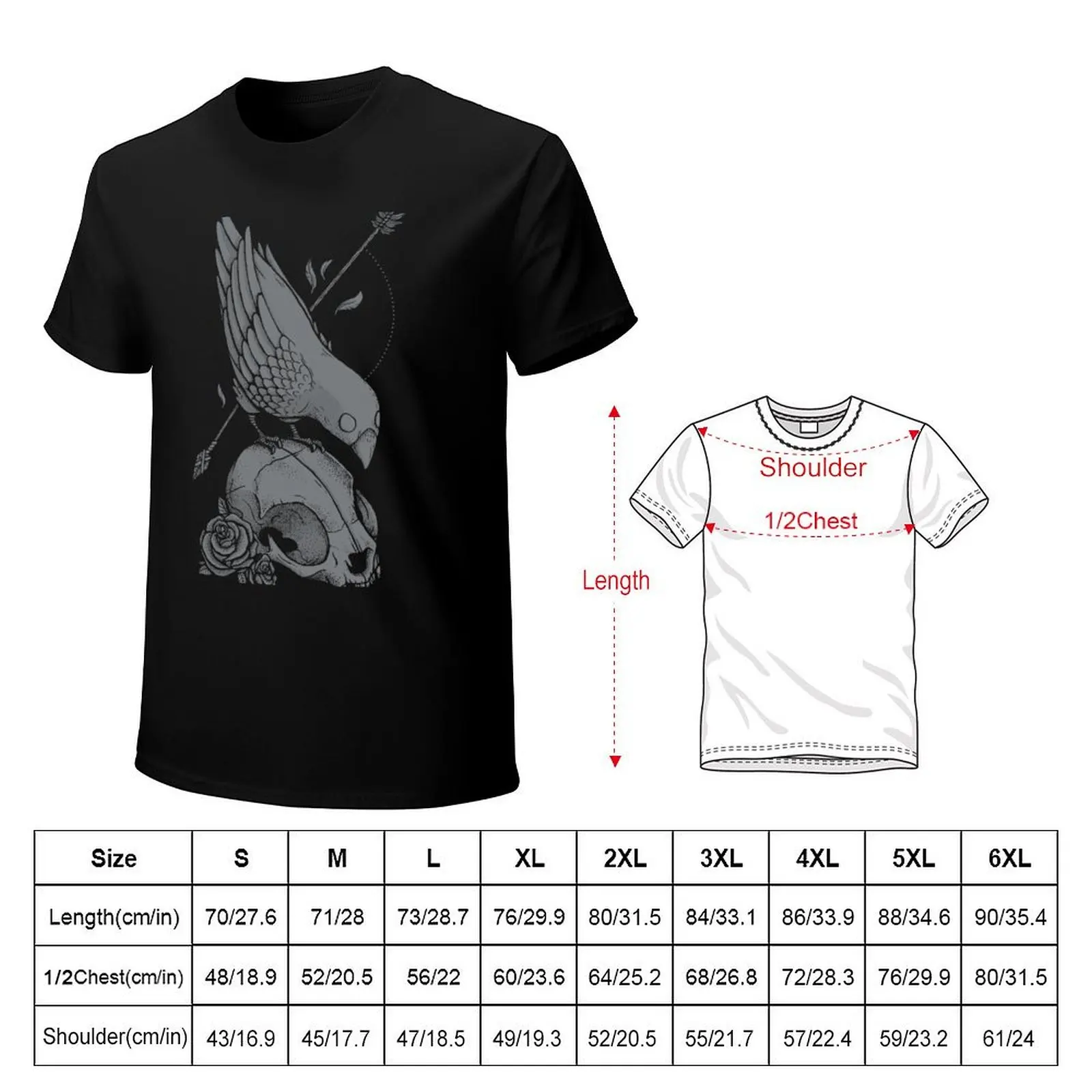 Memento Mori T-Shirt cotton tshirt 100% T-Shirt
