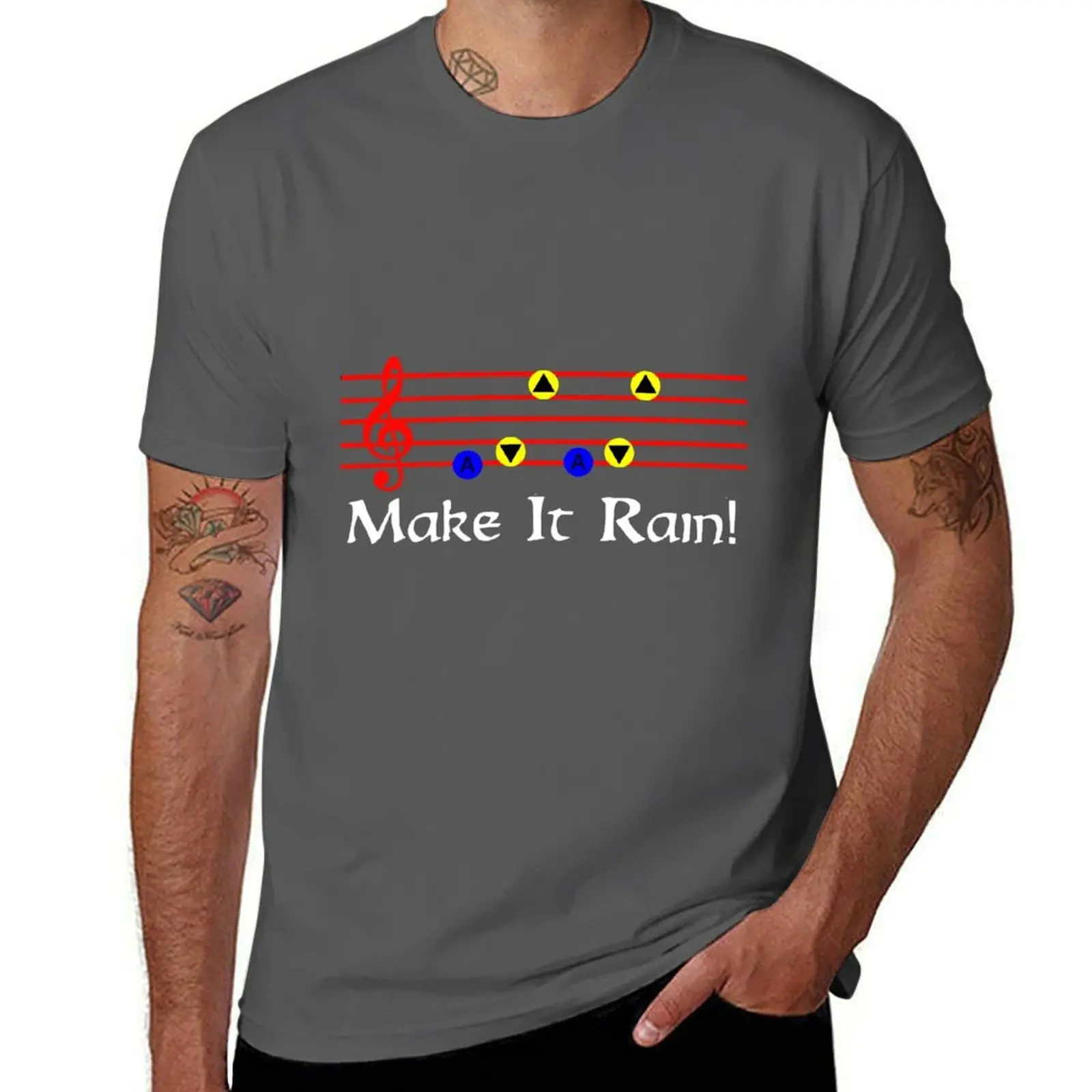 

Make It Rain - Song Of Storms T-Shirt cotton tshirt 100% man tshirt T-Shirt