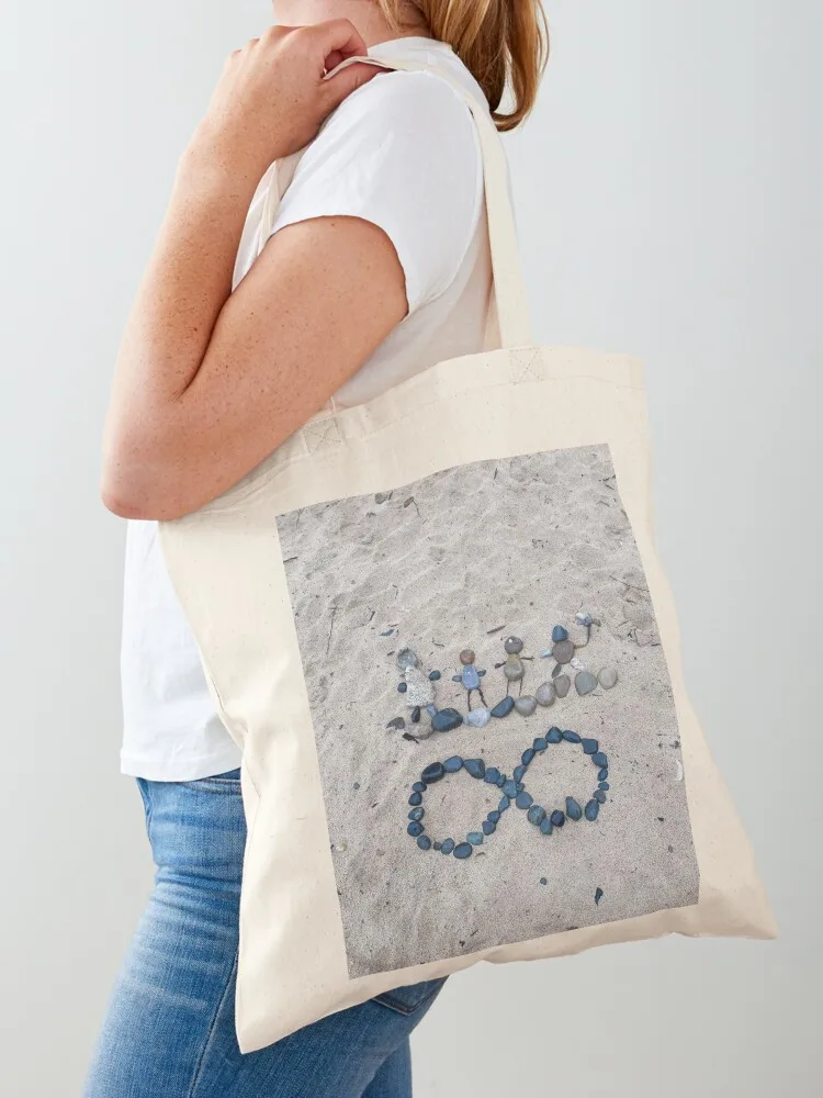 

Family of rocks Tote Bag Canvas stote bag cloth bag woman reusable shopping Lady bags