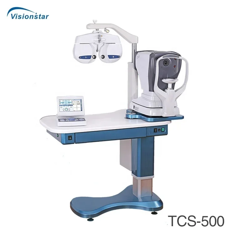 Tavolo e sedia oftalmici combinati per strumento di rifrazione optometrica CS-700