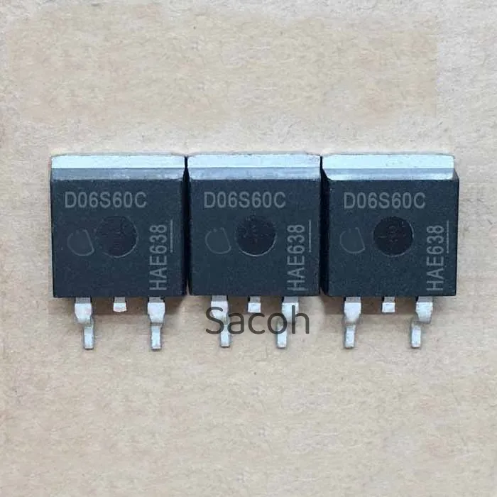 

New Original 5Pcs/Lot IDB06S60C D06S60C TO-263 6A 600V SiC Silicon Carbide Schottky Diode