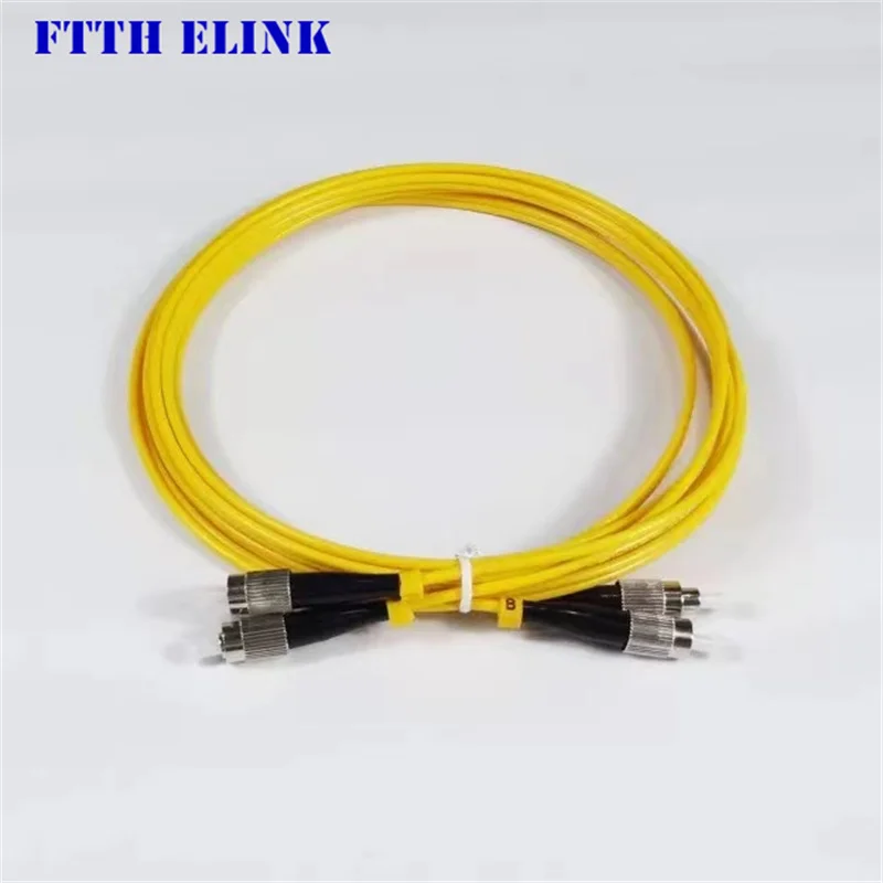 

FC-FC dx fiber patch cord duplex singlemode 3.0mm cable 1m2m3m5mtr G652D optical fibre jumper free shipping ELINK 20pcs