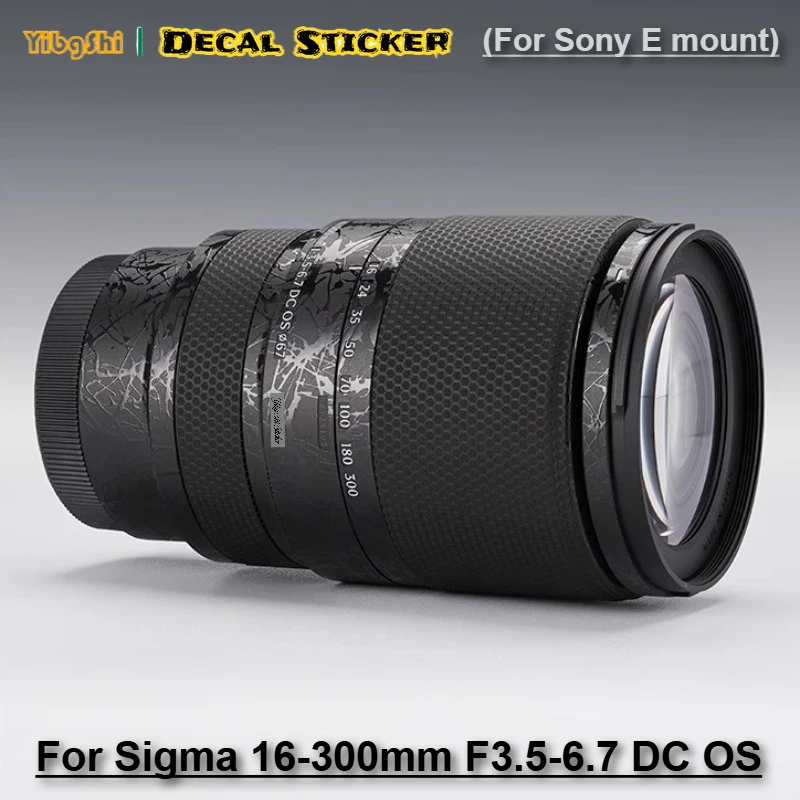 

Для Sigma 16-300 f3.5-6.7 для Sony E mount Наклейки для объектива для Sigma 16-300 мм F3.5-6.7 Защитная пленка для объектива DC OS 16 300