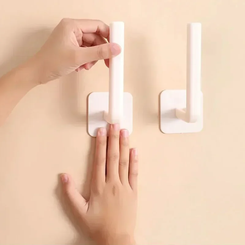 

1pcs Toilet Paper Hold Tissue Hanger Storage Rack Kitchen Self-adhesive Accessories Under Cabinet Paper Roll Rack Towel Holder